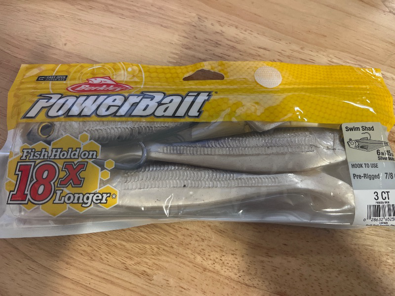 Photo 1 of Berkley PowerBait Pre-Rigged Swim Shad
