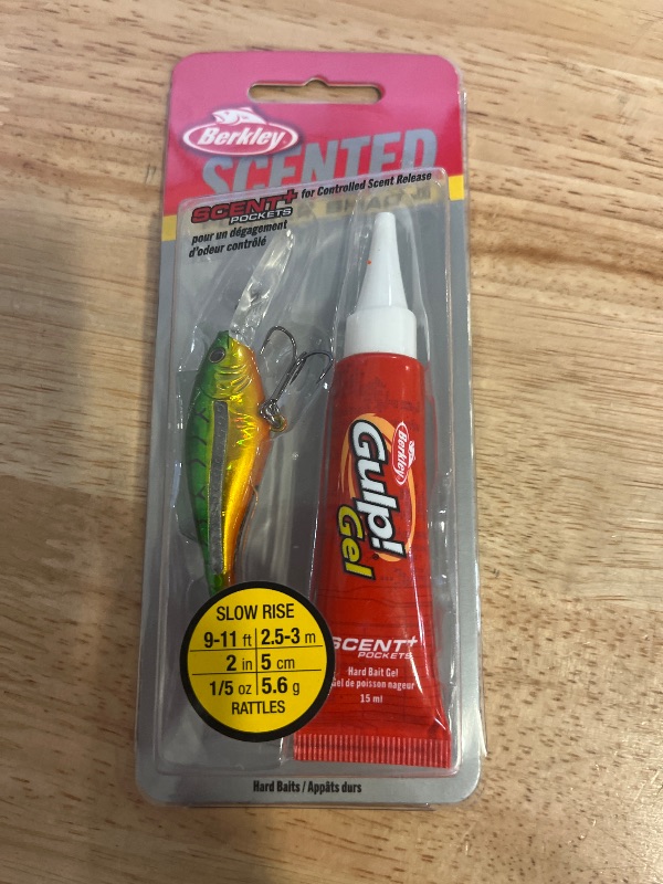 Photo 1 of Berkley Scented Flicker Shad Hard Bait, Crankbait, Slick Firetiger, 5, 1572157

