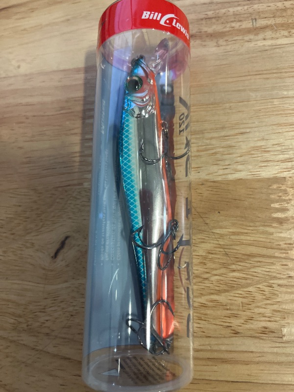 Photo 1 of Bill Lewis Scope Stik 120 Floating Jerkbait Chrome Blue/Orange Belly
