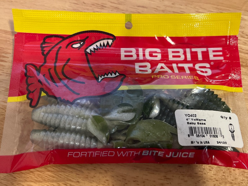 Photo 1 of Big Bite Baits YoMama Soft Plastic Creature Bait (Baby Bass 4 Inch)
