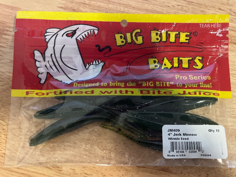 Photo 1 of 4" Jerk Minnow/Watermelon Seed (10 Pack)
