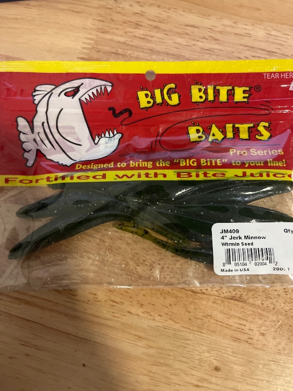 Photo 1 of 4" Jerk Minnow/Watermelon Seed (10 Pack)
