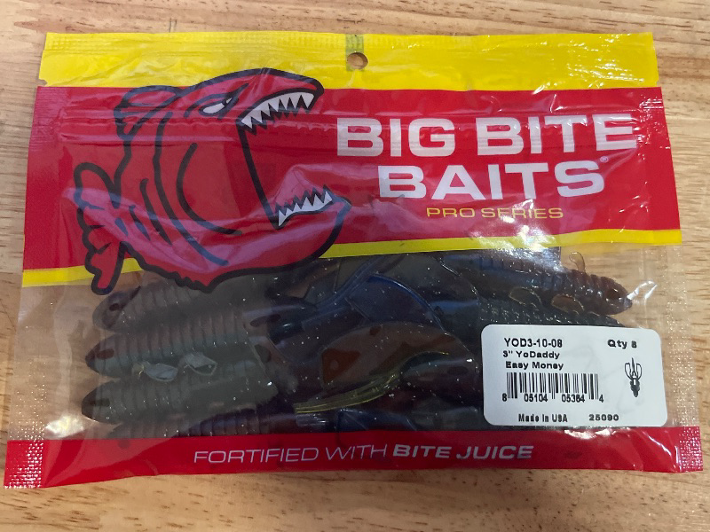 Photo 1 of Big Bite Baits 3.5-Inch Yo Daddy Lures-Pack of 8