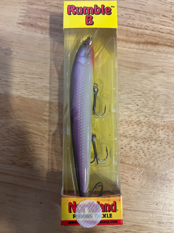 Photo 1 of  Rumble B Minnowbait - 5.25 in. - Purple Pearl