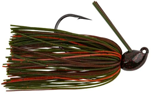 Photo 1 of Googan Squad Thicc Skirted Jig, 3/8oz, Rotten Pumpkin, 5/0, 10-20-GGS-10002AN
