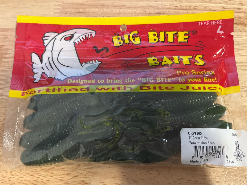 Photo 1 of Big Bite Baits Craw Tube 8pk
