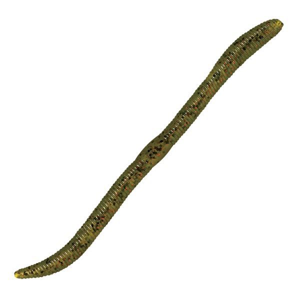 Photo 1 of Flick N Shimmy Worm - Watermelon & Red Flake