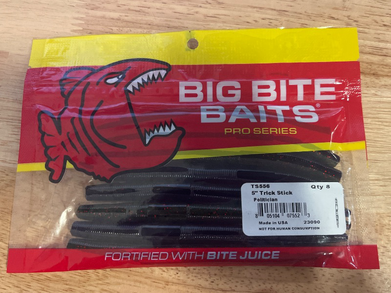 Photo 1 of Big Bite Baits Trick Stick Soft Plastic Stickbait (Politician 5 Inch)
