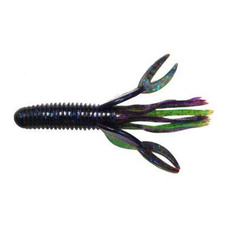 Photo 1 of Big Bite Baits Craw Tube 4 Inch Soft Plastic (Huckleberry)

