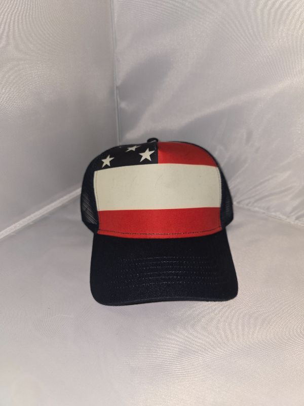 Photo 1 of American Flag Hat 5 Panel W / Mesh Back 