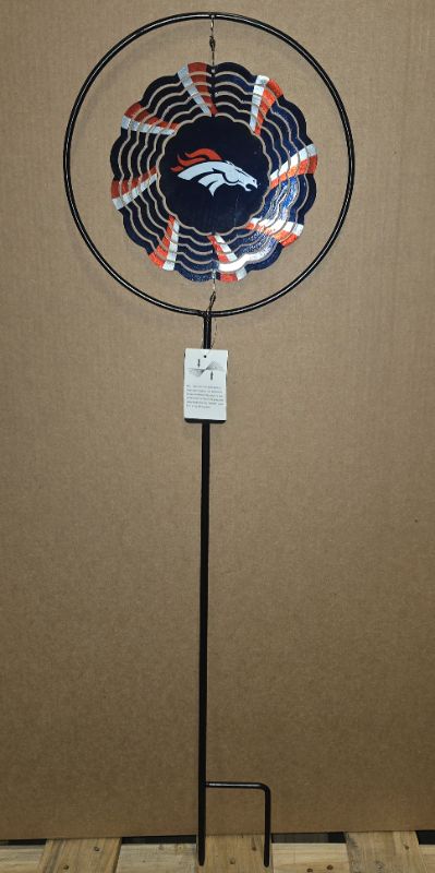 Photo 1 of Denver Bronco 36" Wind Yard Sign