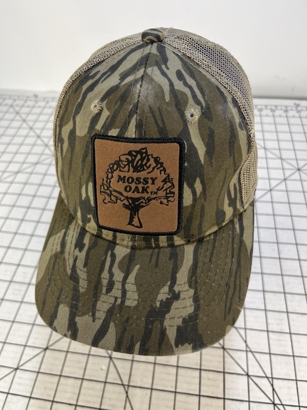 Photo 1 of 90s Mossy Oak Camo Trucker Snapback HT Cap Hunting Fishing