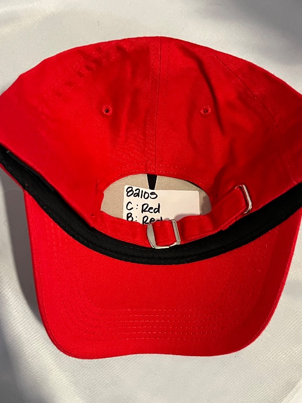 Photo 1 of 4 Pack of Adjustable Strap Baseball Caps with Fabric Strap Closure with Metal Buckle 