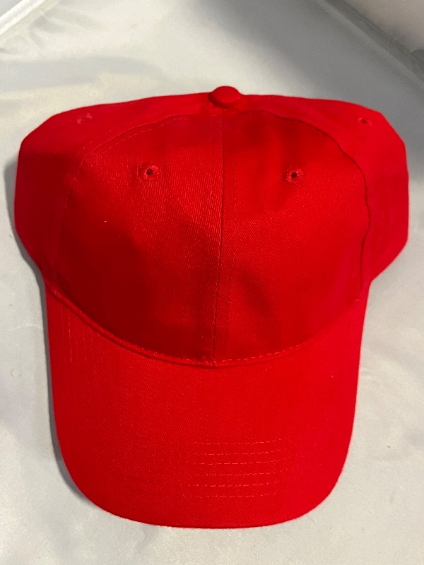 Photo 1 of 4 Pack of Adjustable Strap Baseball Caps with Fabric Strap Closure with Metal Buckle 