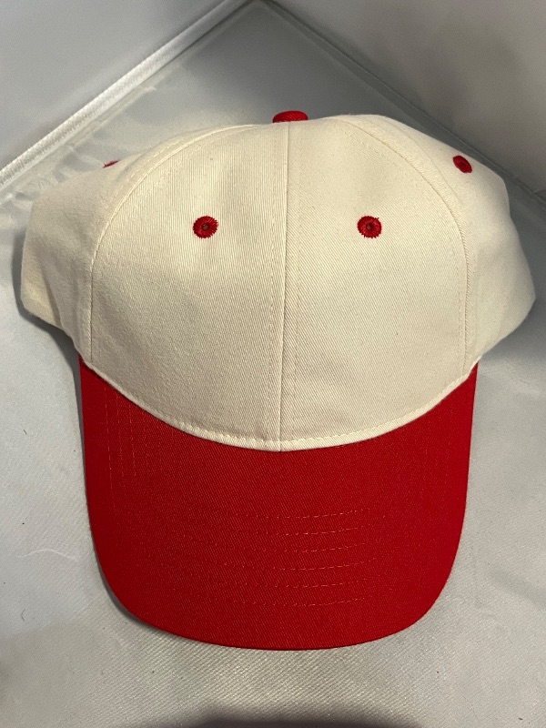Photo 1 of 4 Pack of Adjustable Strap Baseball Caps with Fabric Strap Closure with Metal Buckle 