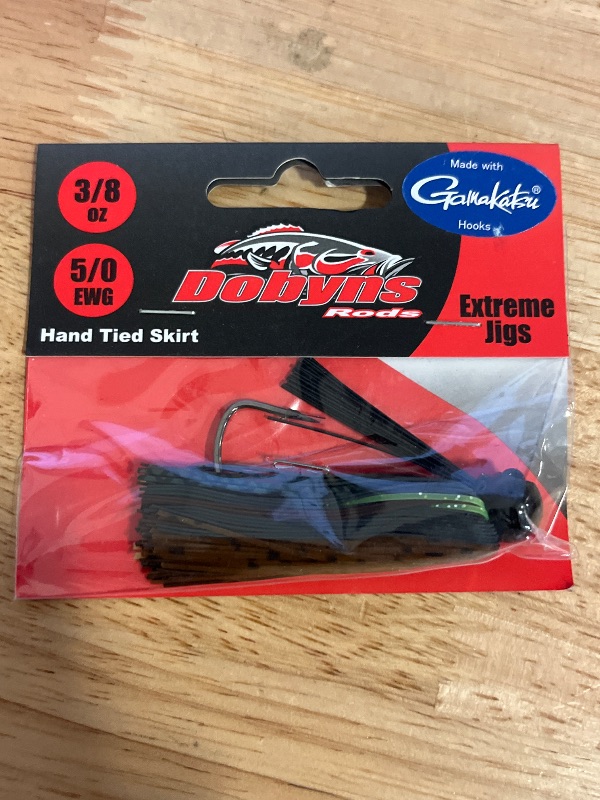 View 2 of DOBYNS RODS Extreme JIG 3/8 OZ/GAMAKATSU Hook 5/0 / 1 Pack/Greenie Weenie
