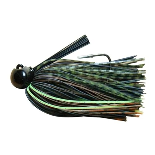 View 1 of DOBYNS RODS Extreme JIG 3/8 OZ/GAMAKATSU Hook 5/0 / 1 Pack/Greenie Weenie
