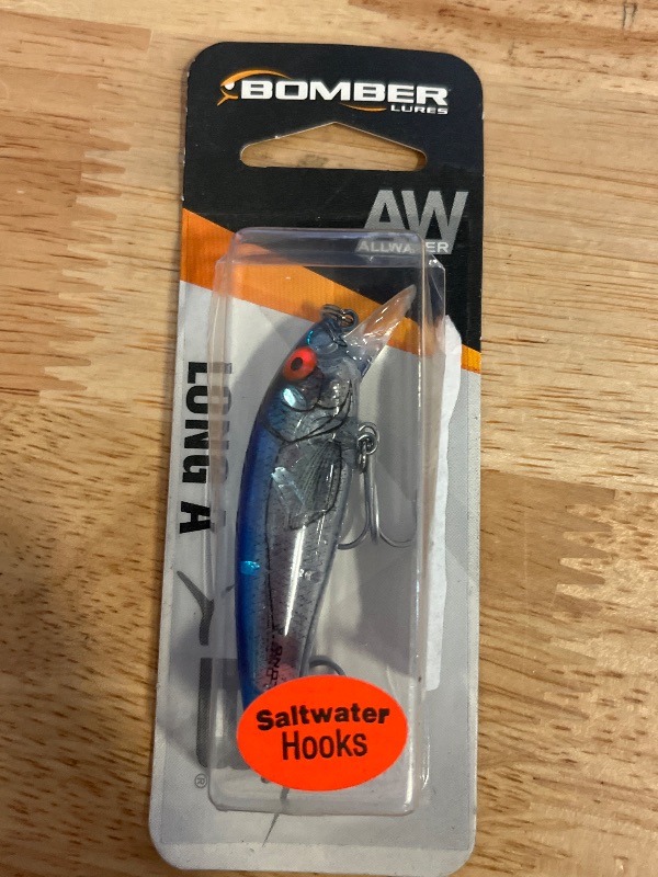 Photo 1 of Bomber Long a Lure Silver Flash/Blue Back; 2 1/2 in.
