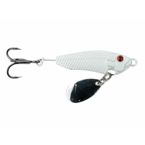 Photo 1 of FREEDOM TACKLE Freedom Flash | Premium Zinc Body Flash Jig | High-Vibration & Flashing Bass Lure | Pearl, 5/16 Oz
