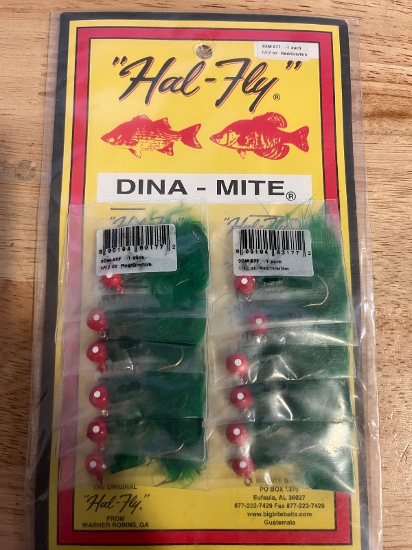 Photo 1 of Big Bite Baits Hal-Fly Crappy Jigs Made for Crappie Fishing