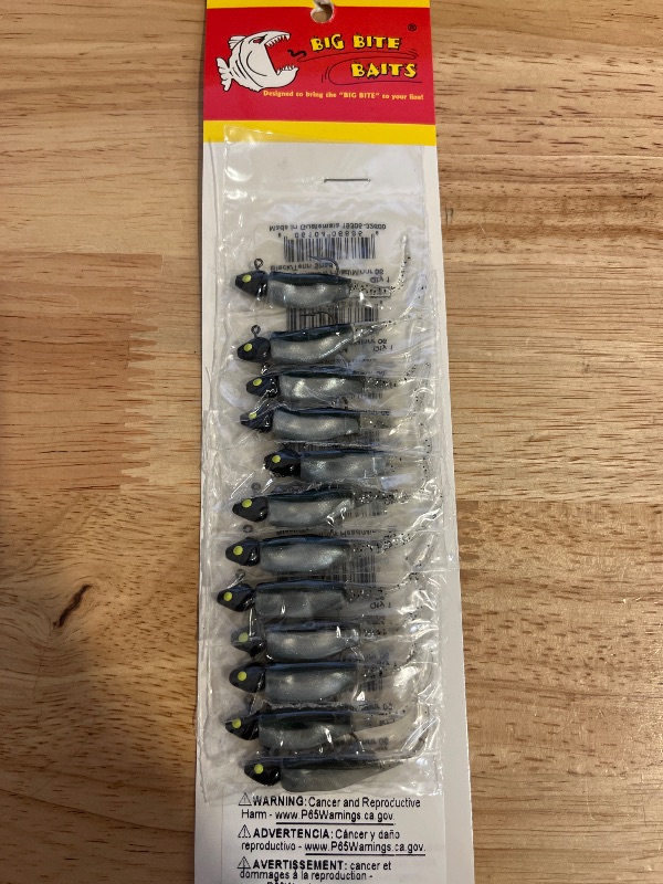 Photo 1 of Big Bite Baits 2" Fat Grubs Designed For Crappie and Panfish Fishing
