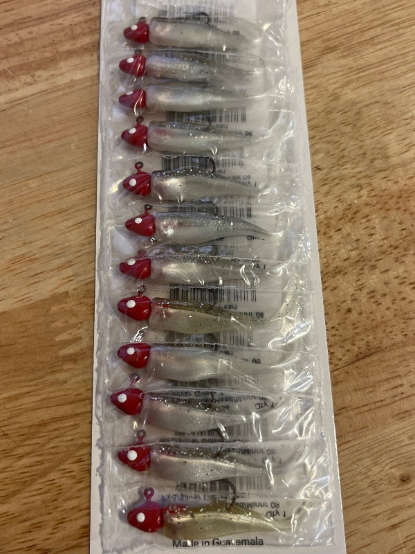 Photo 1 of Big Bite Baits 2" Fat Grubs Designed For Crappie and Panfish Fishing