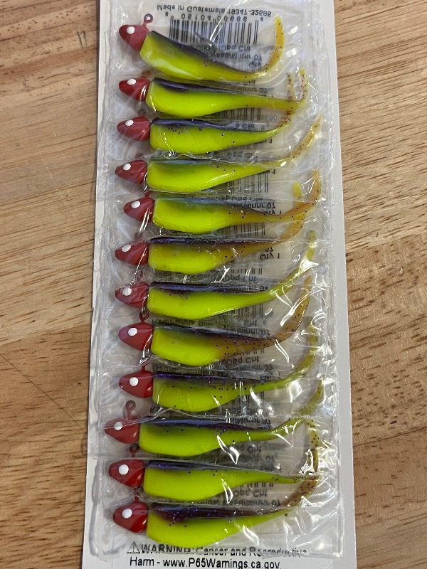 Photo 1 of Big Bite Baits 2" Fat Grubs Designed For Crappie and Panfish Fishing
