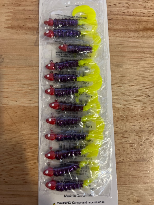 Photo 1 of Big Bite Baits 2" Fat Grubs Designed For Crappie and Panfish Fishing
