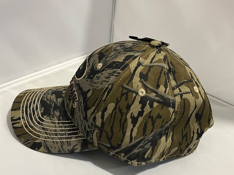 Photo 1 of Camo Hat Mossy Oak Hardwoods Hunting Baseball Adjustable Cap