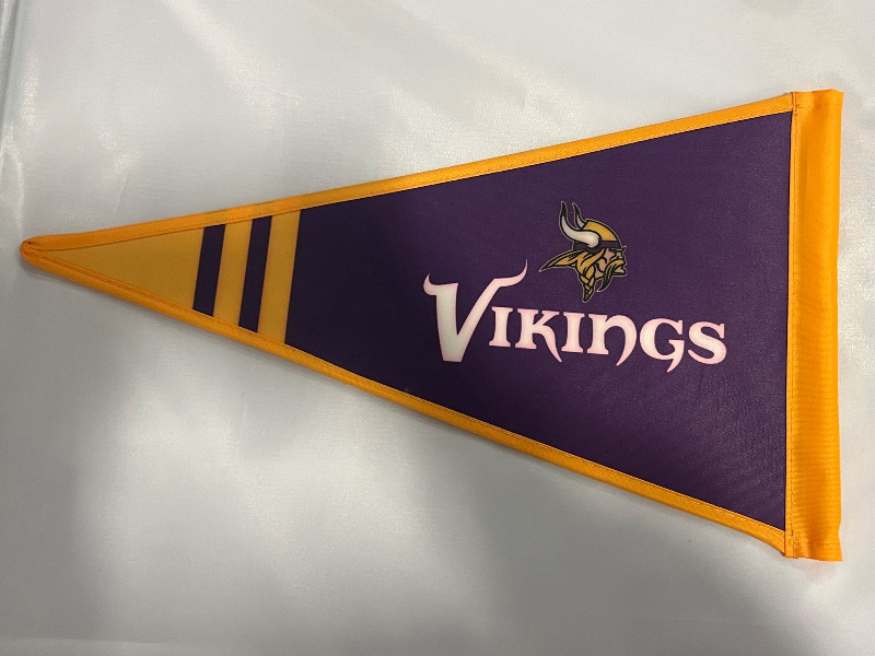 Photo 1 of 2 Minesotta Vikings Flags NFL 