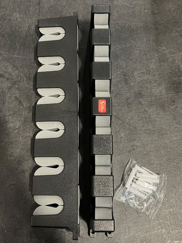 Photo 1 of 6 Rod Rack Wall Mounted Fishing Rod Rack For Boat WindSpeed 2 Pcs Horizontal Fishing Rod Holder For Garage Door