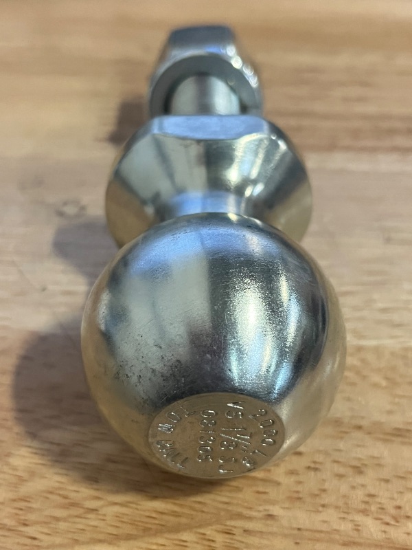 Photo 1 of Brok 2000lbs 1 7/8" trailer Hitch Ball