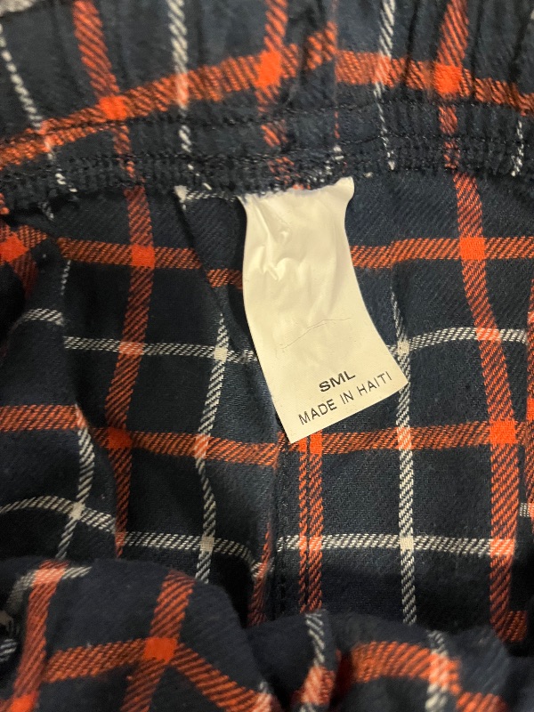Photo 1 of (S) Mens Pajama Pants Chicago Bears Colors 