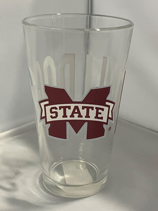 Photo 1 of BullDogs Glass Drinking Cup 