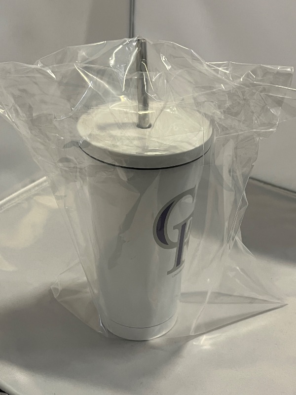Photo 1 of Colorado Rockies Tumblr with Lid and Straw 