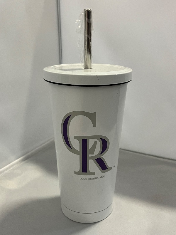 Photo 1 of Colorado Rockies Tumblr with Lid and Straw 