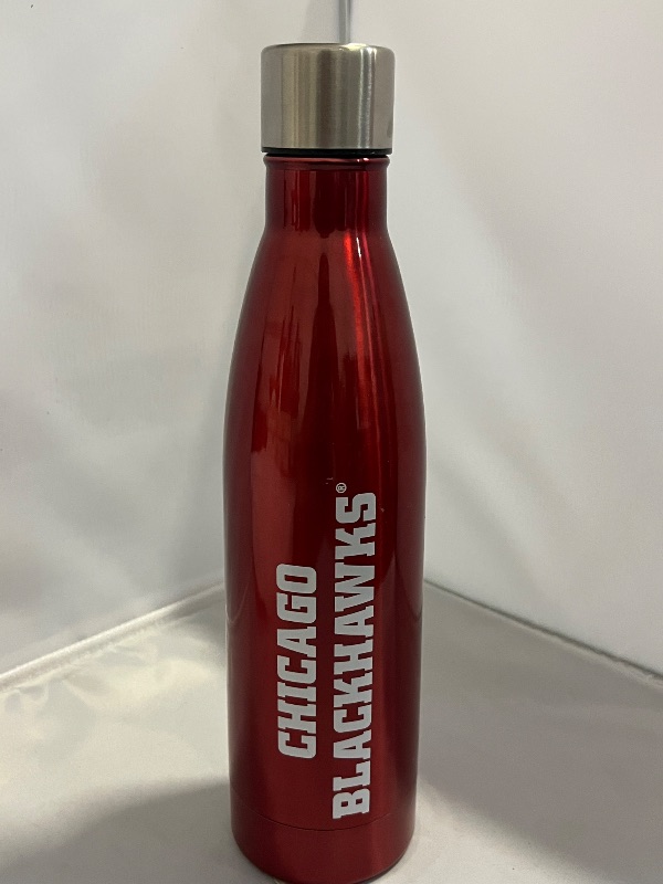 View 2 of 18oz NHL BlackHawks CLRD ULTRA Stainless Steal Tumblr