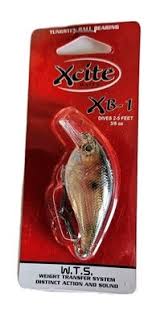 Photo 1 of  Xcite Baits XB-1 Squarebill Crankbaits 3/8 oz 2 1/2" Color is Blushing Shad