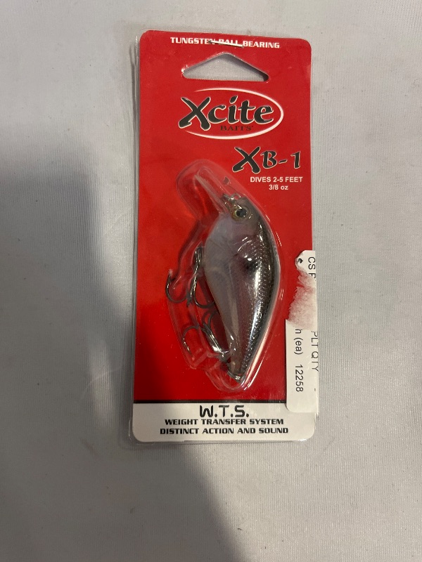 Photo 1 of  Xcite Baits XB-1 Squarebill Crankbaits 3/8 oz 2 1/2" Color is Blushing Shad