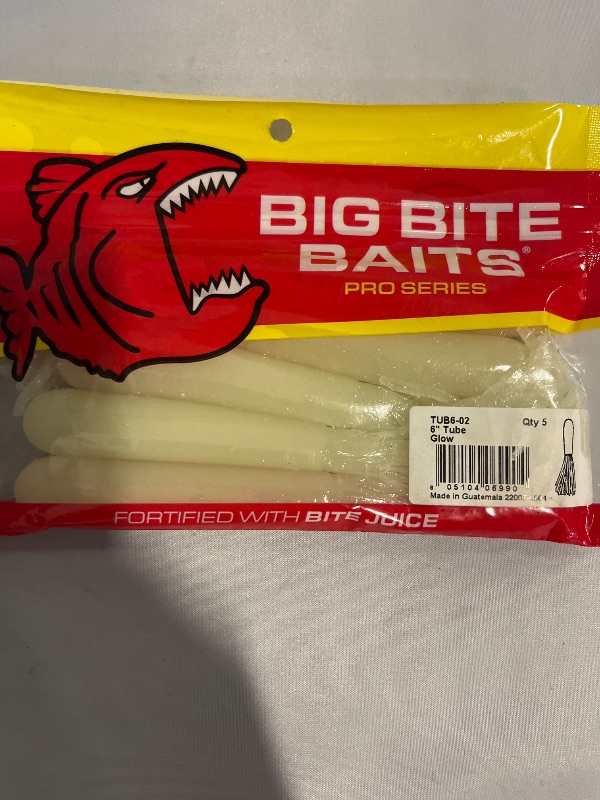 Photo 1 of Big Bite 6" Salt Tube - Glow 5pack