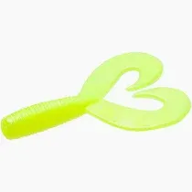 Photo 1 of Big Bite Baits 4" twin tail grub chart pearl 10pack