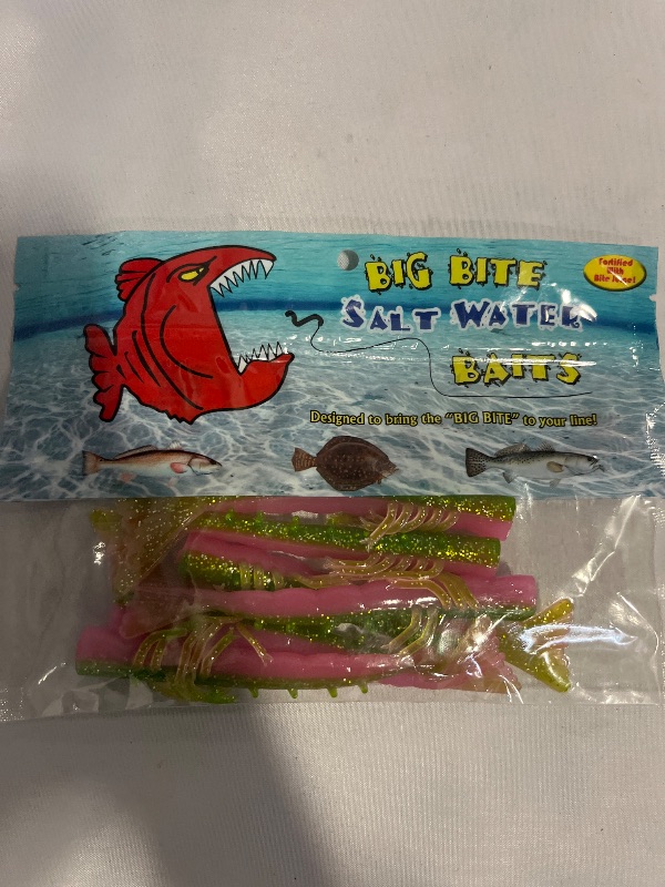 Photo 1 of Big Bite Saltwater Baits 6 pack