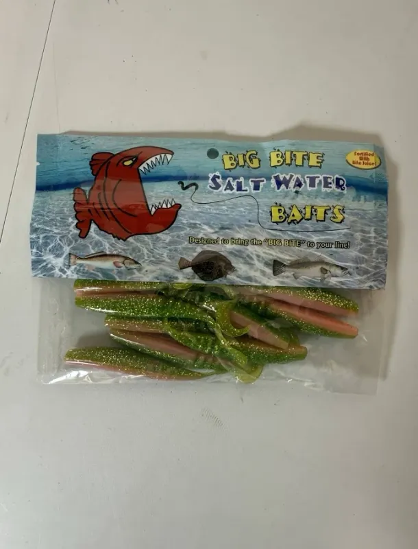 Photo 1 of Big Bite Saltwater Baits 6 pack