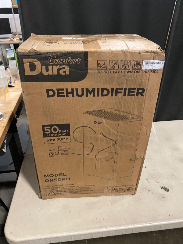 Photo 1 of Dehumidifier for Basement with Drain Hose, Energy Star Max 115 Pints/Day for 4500 Sq Ft for Large Room, Home, Powerful Humidity Control, Auto-restart(DOE Rating 50 Pint)