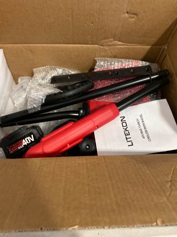 Photo 1 of 20V 13-Inch Cordless Brushless Snow Shovel, Cordless Snow Blower with 2x4Ah Battery, Battery Snow Blower with Directional Plate & Adjustable Front Handle (2 * 4Ah Battery & Quick Charger Included)