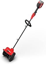 Photo 1 of 20V 13-Inch Cordless Brushless Snow Shovel, Cordless Snow Blower with 2x4Ah Battery, Battery Snow Blower with Directional Plate & Adjustable Front Handle (2 * 4Ah Battery & Quick Charger Included)