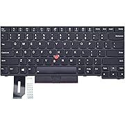 Photo 1 of Replacement Keyboard for ThinkPad T480S T490 T495 E480 E490 E495 L380 L390 L480 L490 Series Laptop with Backlit US Layout