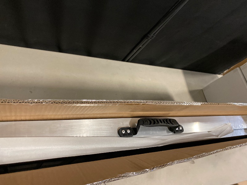 Photo 1 of 3 ft. Portable Wheelchair Ramp 36 in. L x 29 in. W x 2 in. H Non-Slip Aluminum Folding Threshold Ramp 800 lbs.