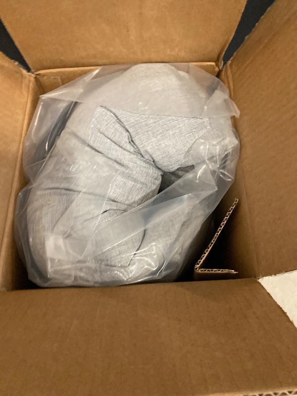 Photo 1 of Athena Collection Small Dog Bed, 20 Inches Washable Dog Bed for Small Dogs Puppy Cats Pets, Cozy Soft Warming Fabric with Nonskid Bottom, Grey