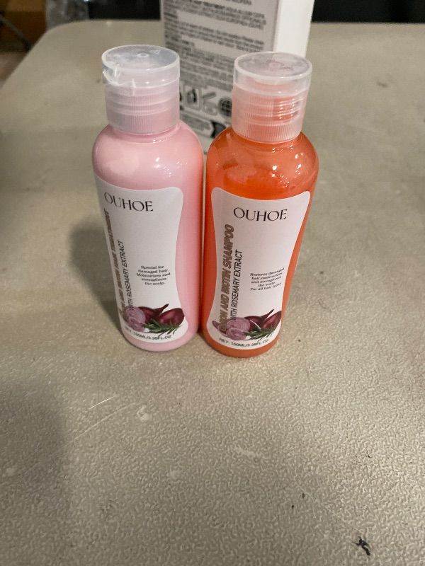 Photo 1 of Onion Biotin and Rosemary Shampoo & Treatment Set for Stronger, Thicker and Longer Hair - Soft and Shine, Hair Loss and Thinning Hair, Growth Shampoo for All Hair Types Conditioner Hair Care